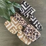 Fabric Pencil Bags in Nola and Cougar in Pencil and Toiletry Bags