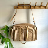 Leather Diaper Bag - iszi ONLINE