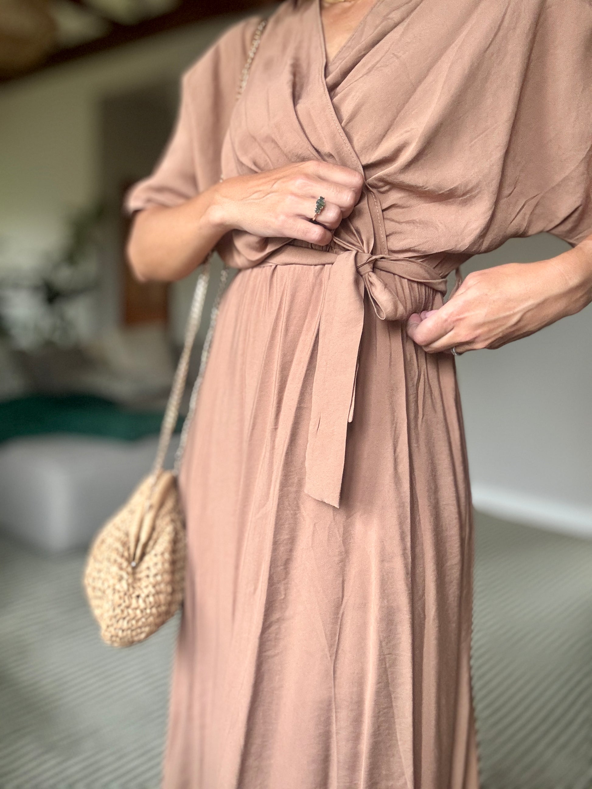Latter Wrap Dress