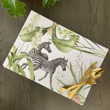 Blooms and Stripes Paper Placemats