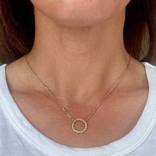 Circle Pendant Necklace