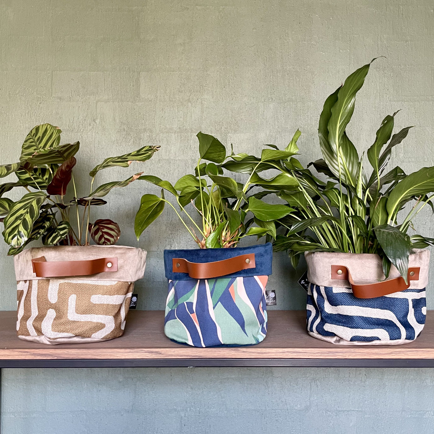 Soft Pot with Leather Handles - Nola and La Serano - iszi ONLINE