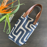 Fabric Wine Bag - Nola Tranquil - iszi ONLINE