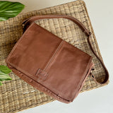 Leather Laptop Bag - Christopher