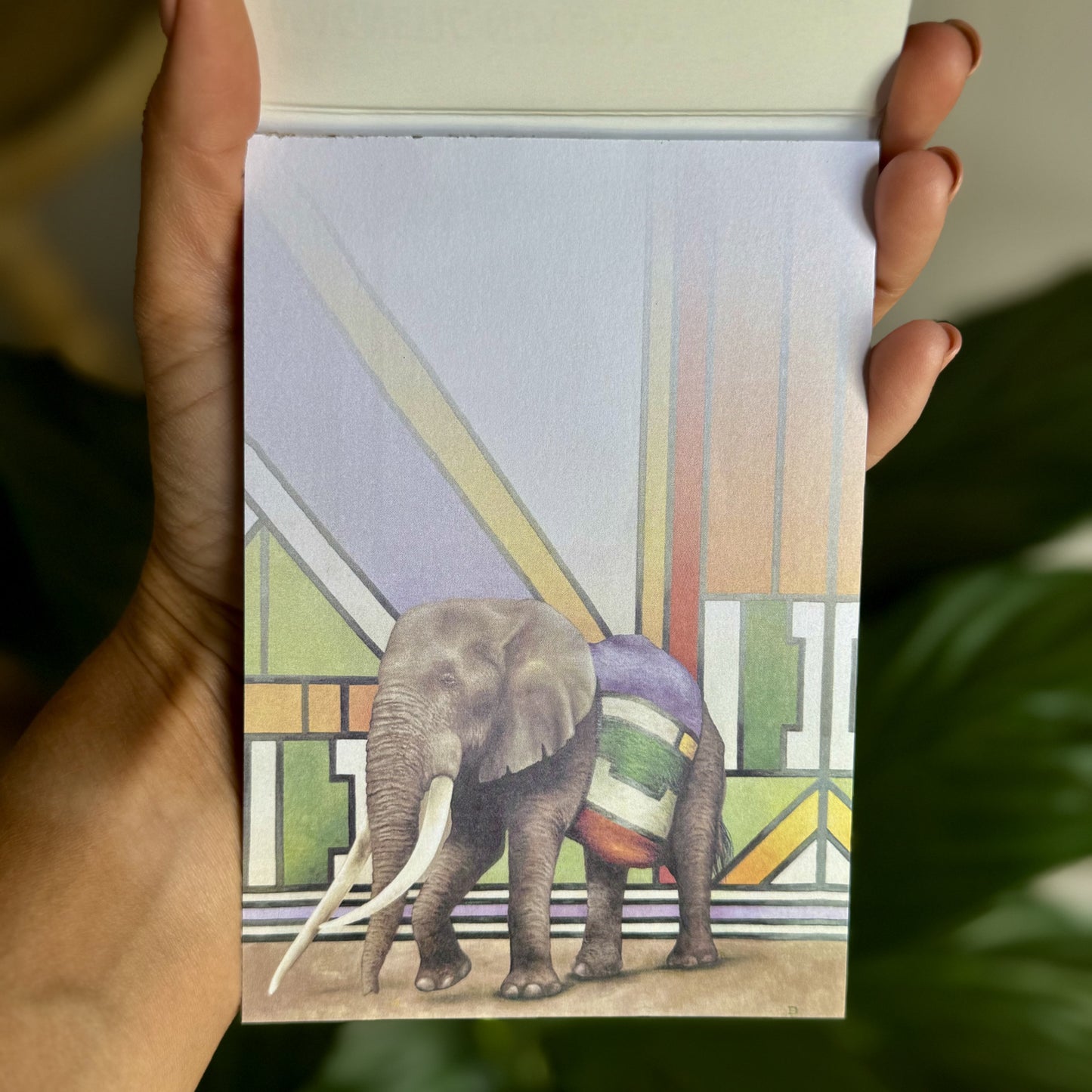 Wildlife Ndebele Magnetic Notepad - iszi ONLINE