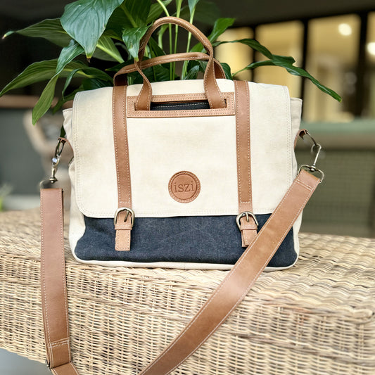 Canvas Laptop Bag - iszi ONLINE