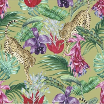 Floral Cheetah Paper Placemats - iszi ONLINE