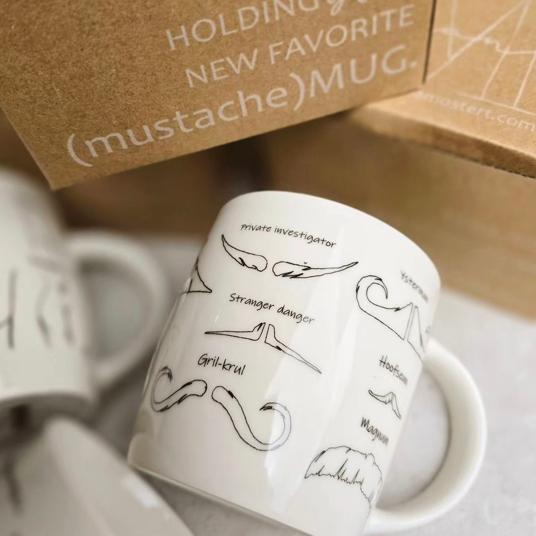 Moustache Mug - iszi ONLINE