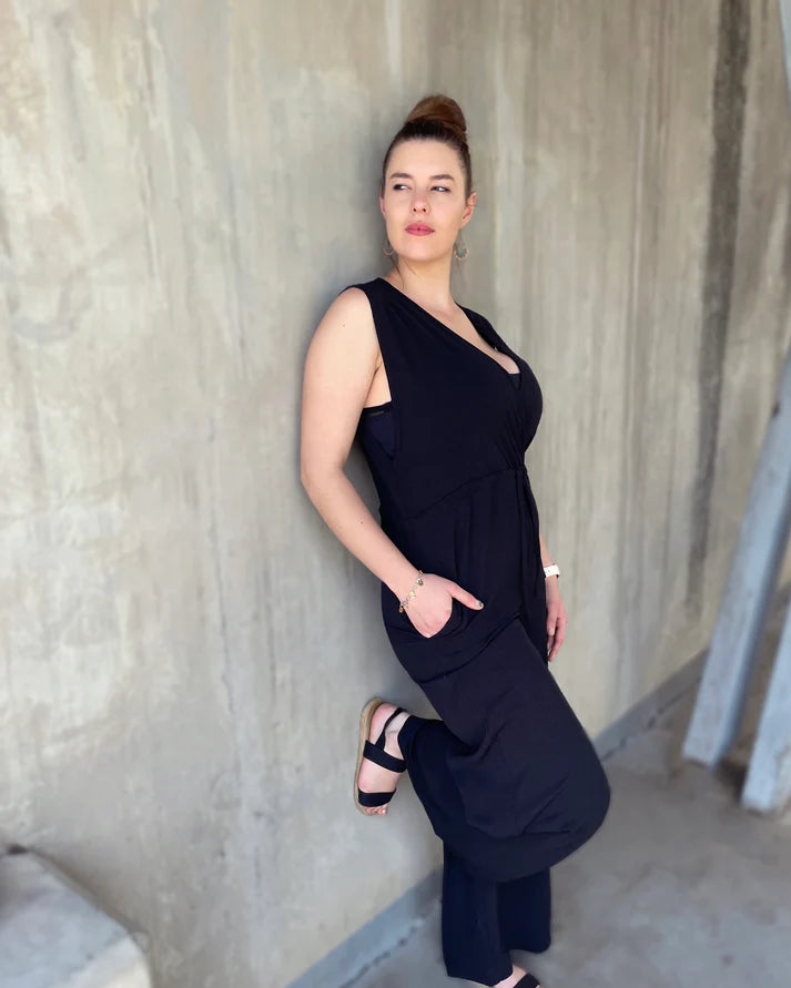 Wide-Leg Jumpsuit - iszi ONLINE