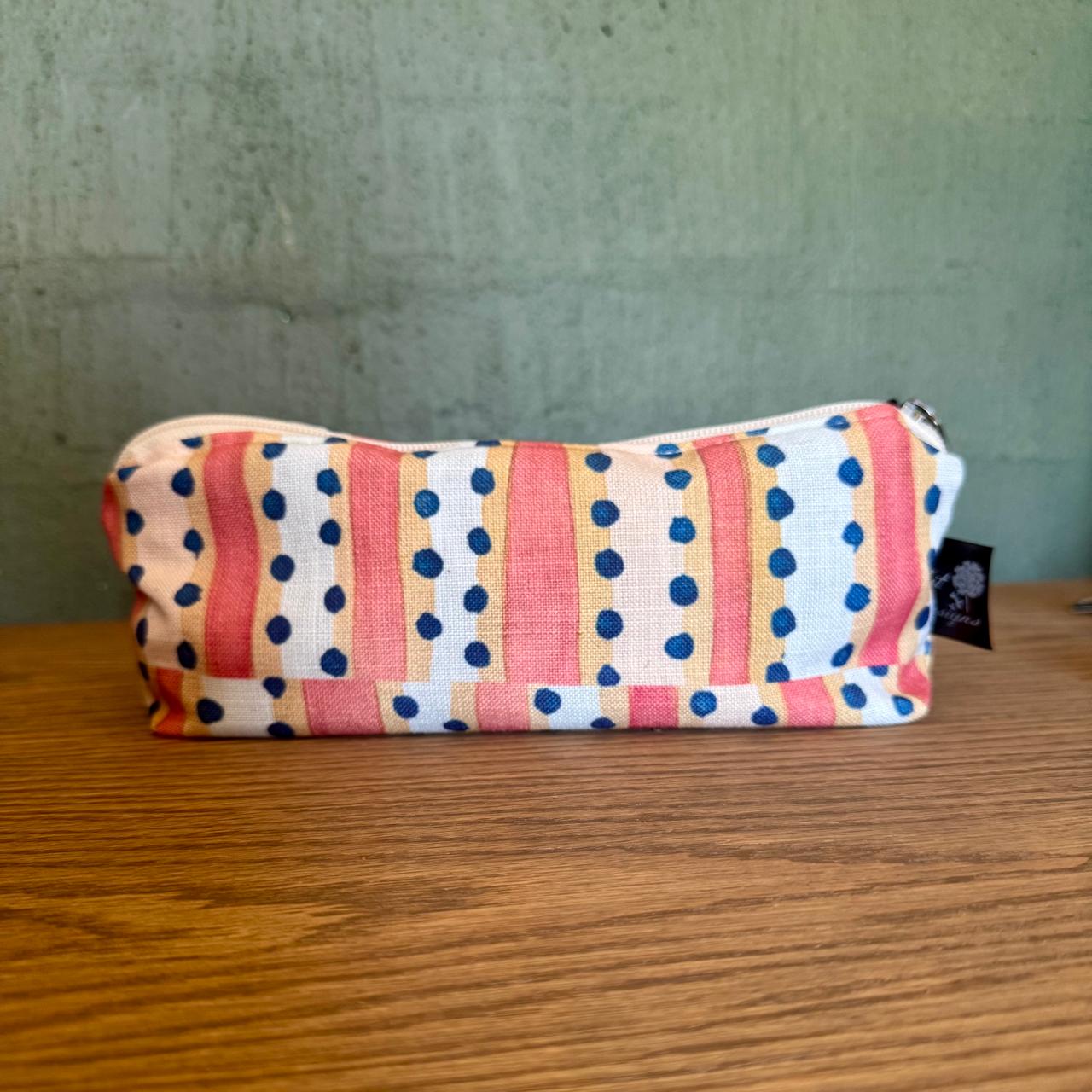 Fabric Pencil Bags in Nola and Cougar Print - iszi ONLINE