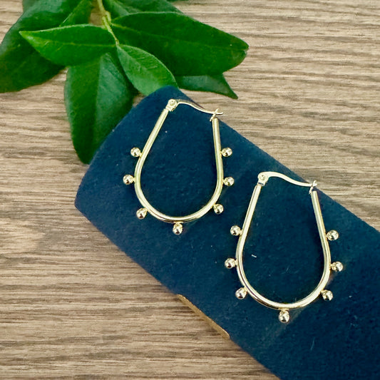 Ethnic Hoop Earrings