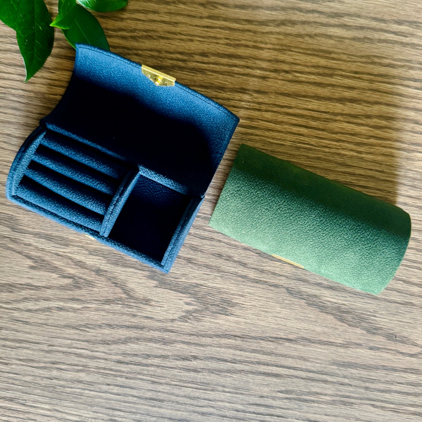 Blue and Green Jewellery Boxes