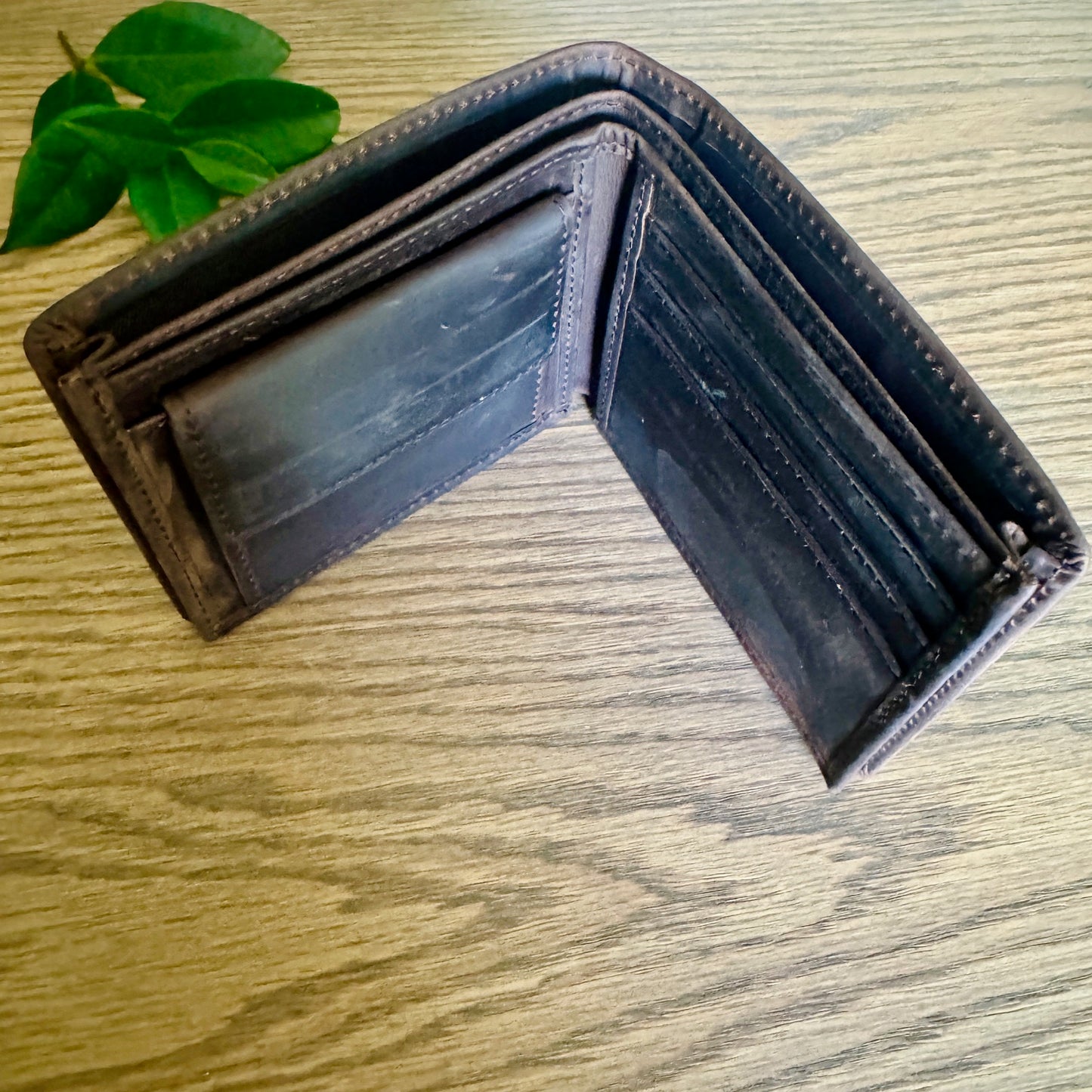 Chocolate Leather wallet 