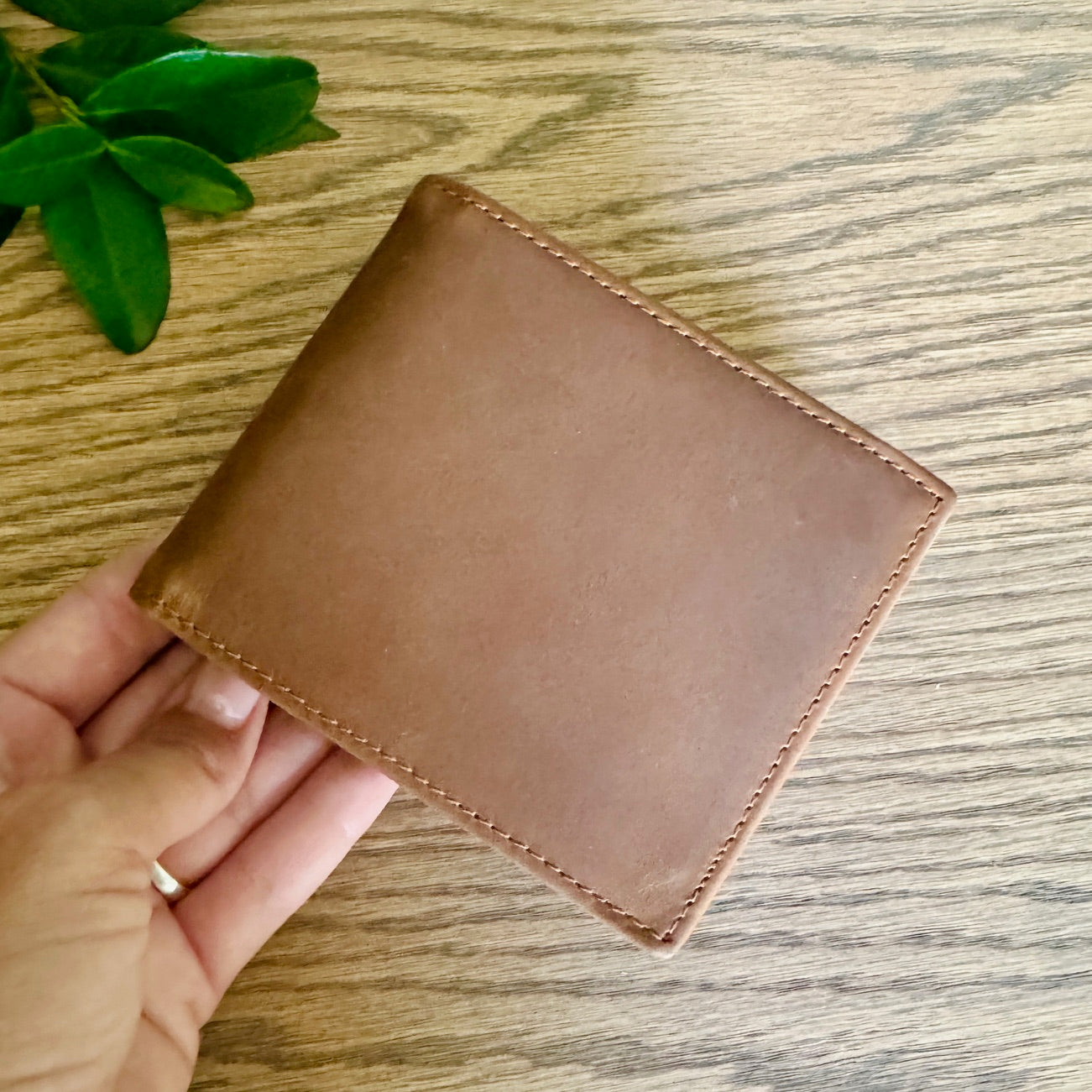 Tan Leather wallet 