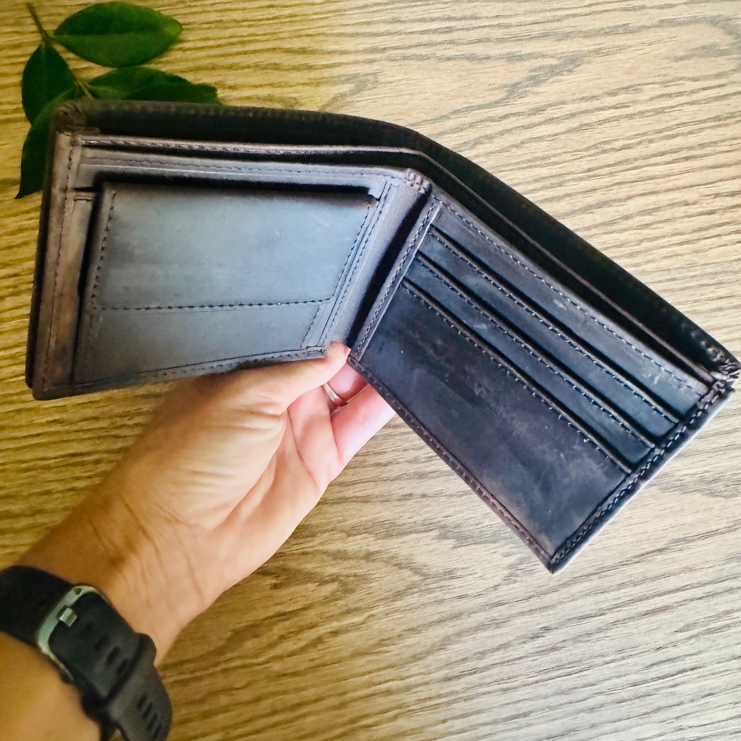 Chocolate Brown Leather wallet 