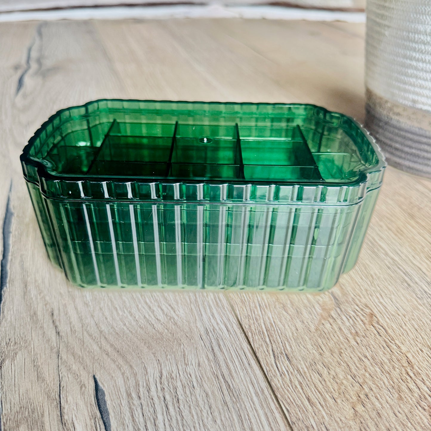 Large Green Jewellery Box