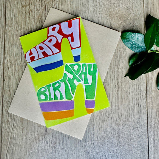 Shoe birthday card