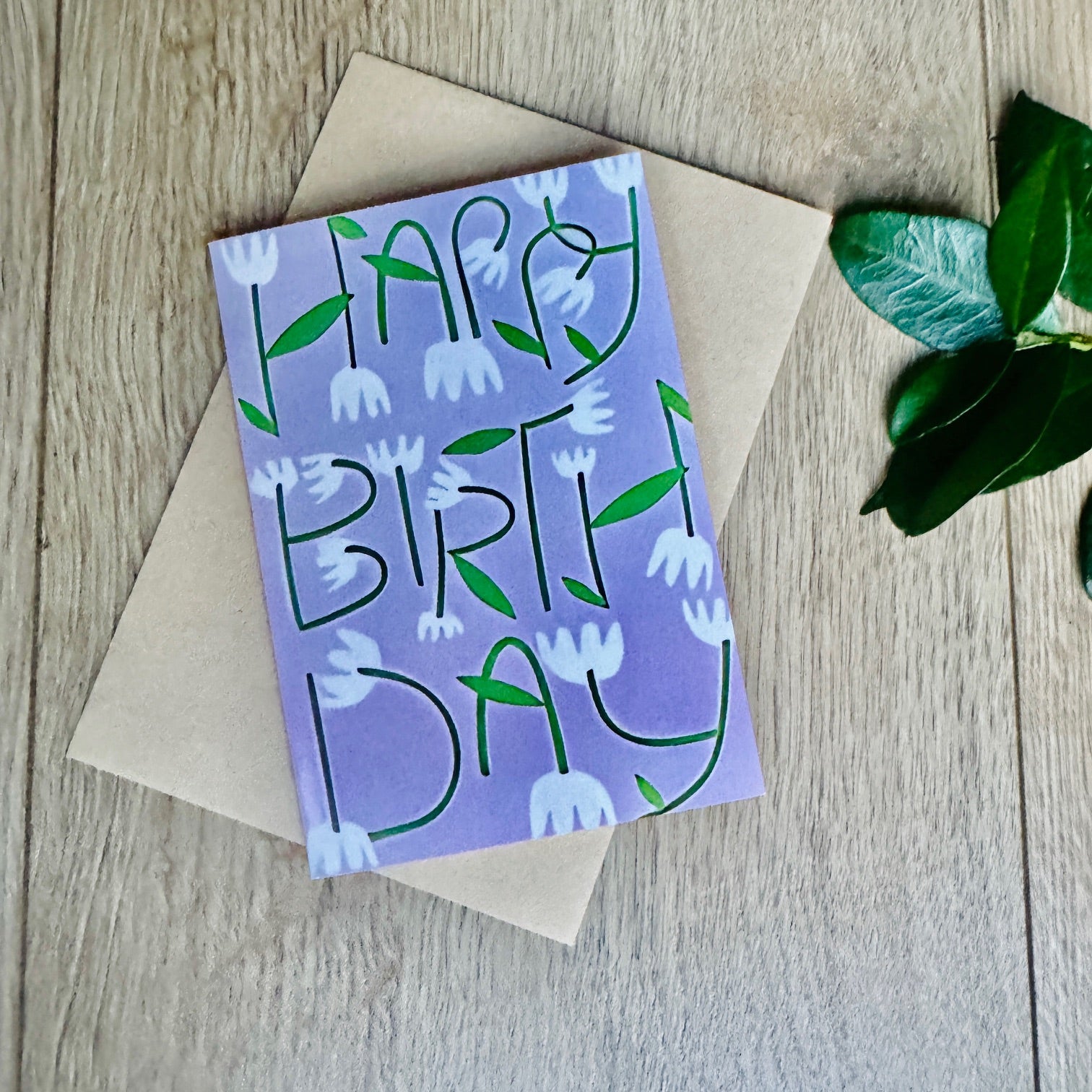 Daisy birthday card