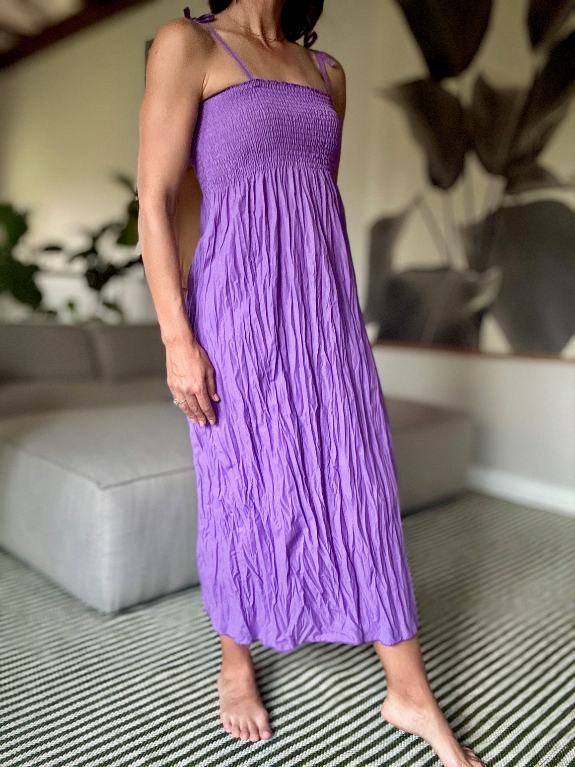 Shoulder Tie Dress - iszi ONLINE