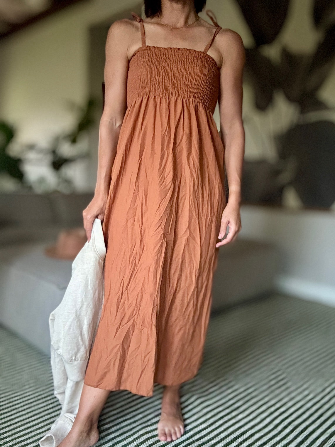 Shoulder Tie Dress - iszi ONLINE