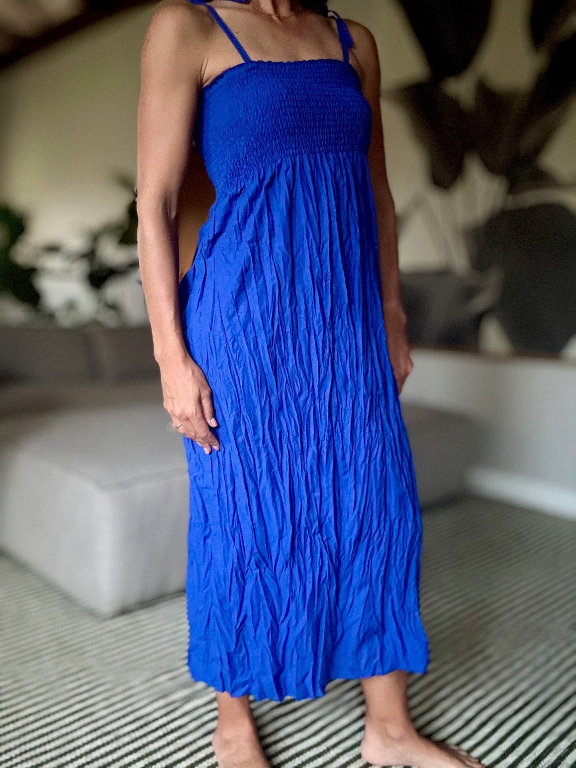 Shoulder Tie Dress - iszi ONLINE