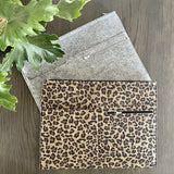 Leopard Velt Tablet/Notebook Sleeve