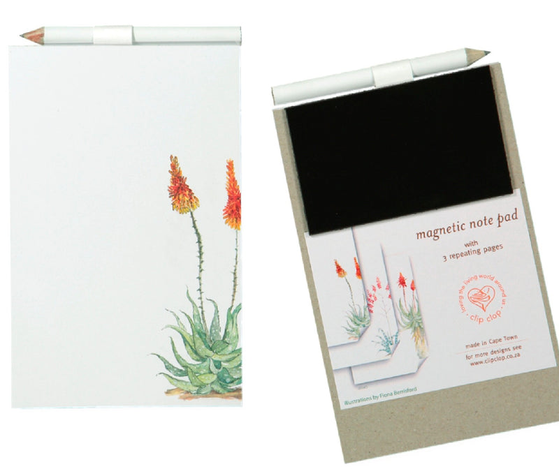 Magnetic Notepad - Aloe