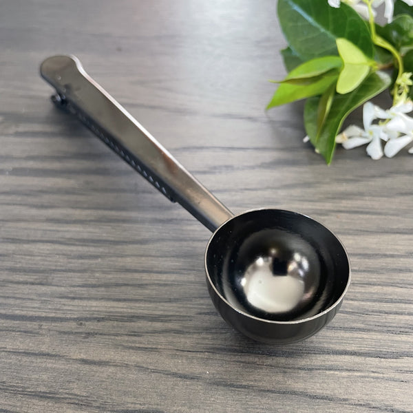 Filter Coffee Clip Spoon - Black