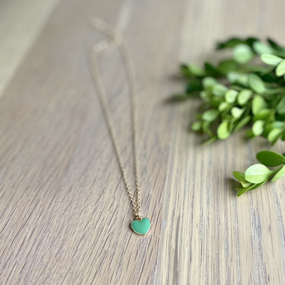 Girls Heart Pendant Necklaces - iszi ONLINE