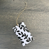 Leaves gift tag