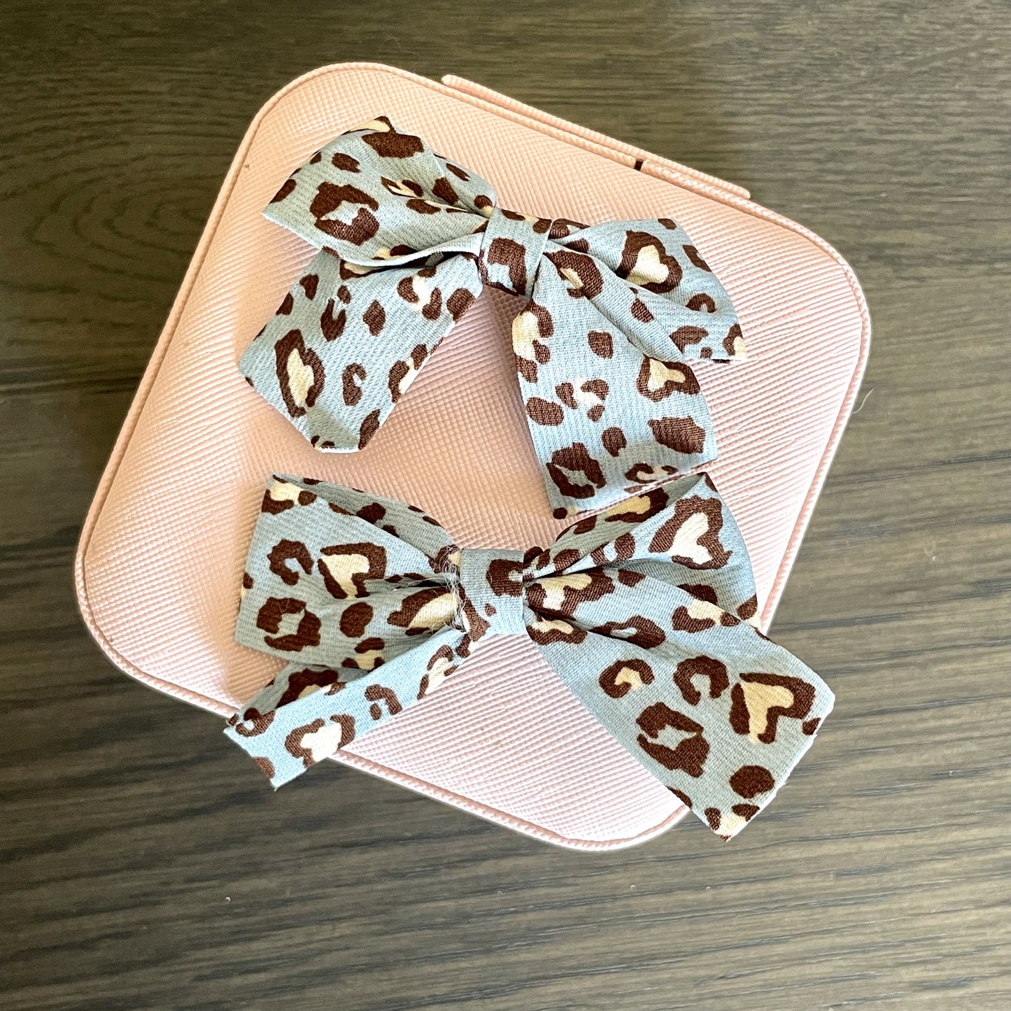 Girls Leopard Print Hair Clips - iszi ONLINE