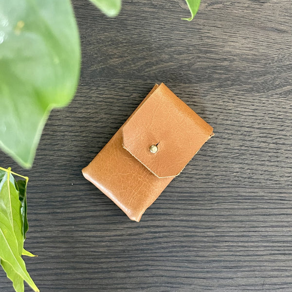 Tan Leather card holder