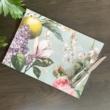 Fragrant Flowers Paper Placemats