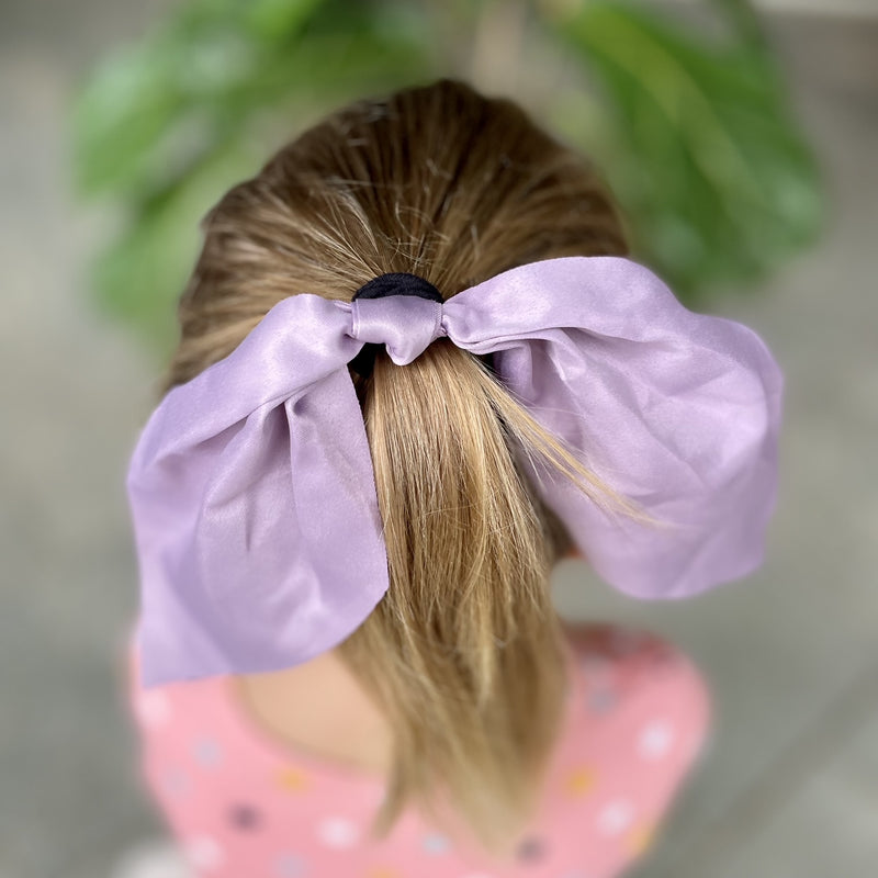 Light Purple Hair Bow Ties
