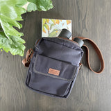 Canvas and Leather Kingfisher Birding Sling Bag