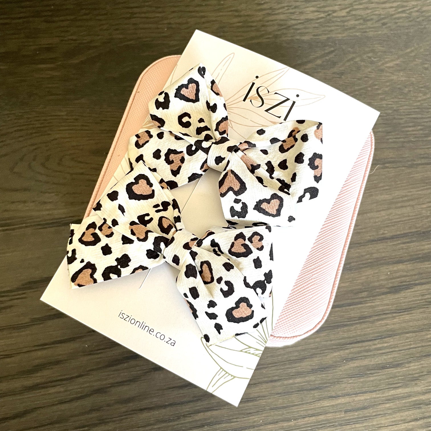 Girls Leopard Print Hair Clips - iszi ONLINE