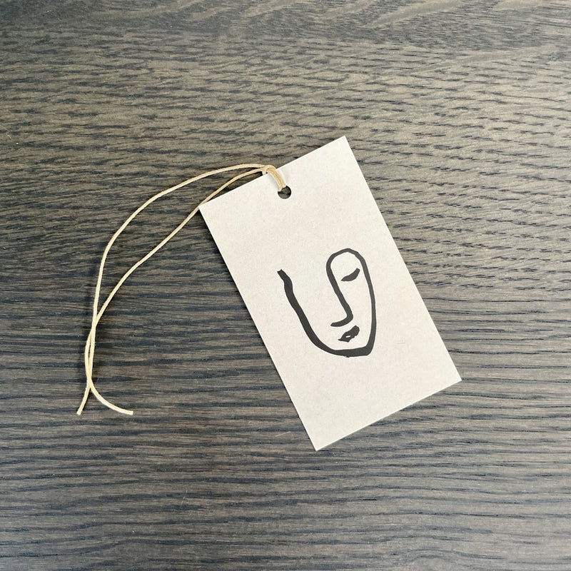 Abstract Face gift tag