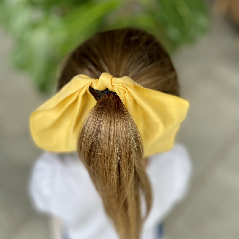 Yellow Hair Bow Tie