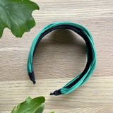 Green Twist Alice Band Side view