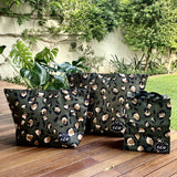 Large, Medium and Cooler Bags in Spot Print