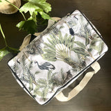 Family Cooler Bag in Acanthus Print top view