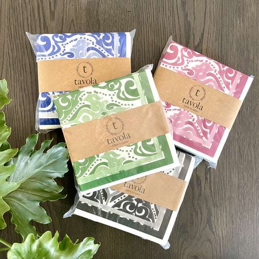 Abstract Print Disposable Napkins  koop - iszi ONLINE