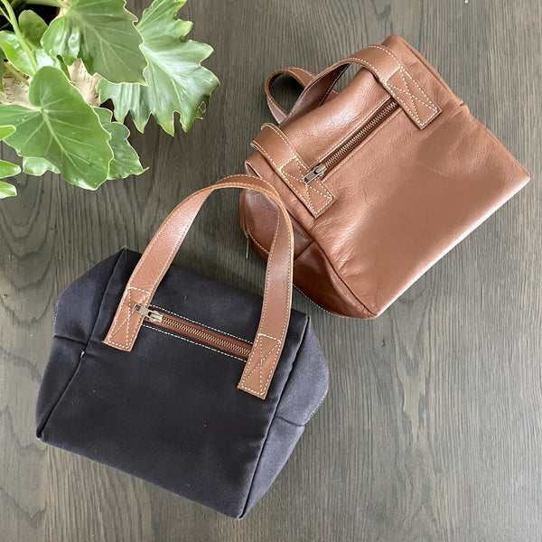 Leather or Canvas Beer/Lunch Cooler Bag