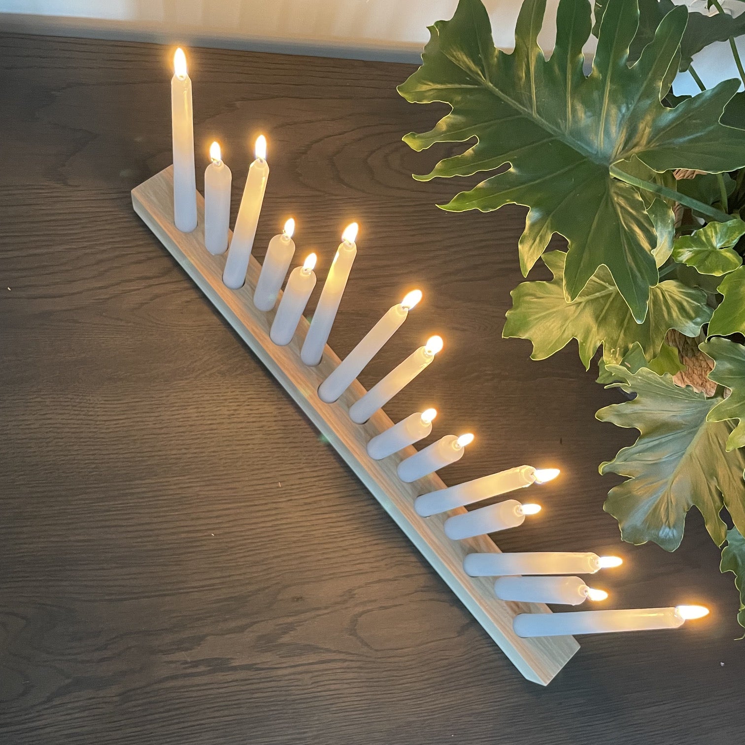 Wooden Candle Holder