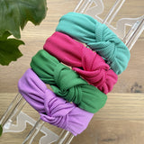 Bright Knot Alice Bands in 4 different colors