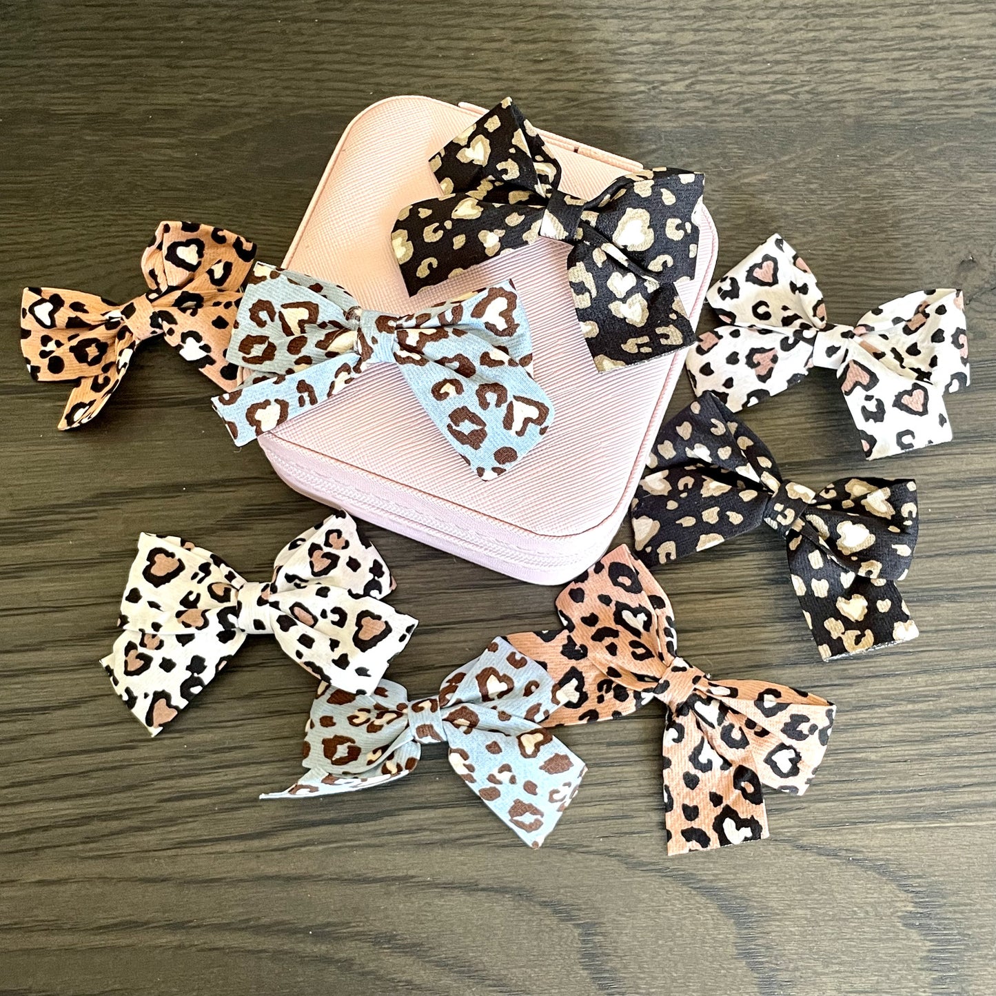 Girls Leopard Print Hair Clips - iszi ONLINE