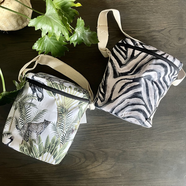 Tall Cooler Bags in Acanthus and Serengeti Print