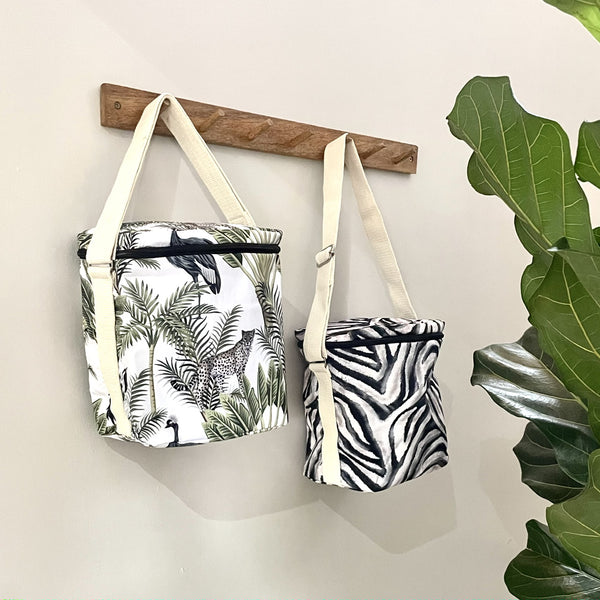 Tall Cooler Bags in Serengeti and Acanthus Design