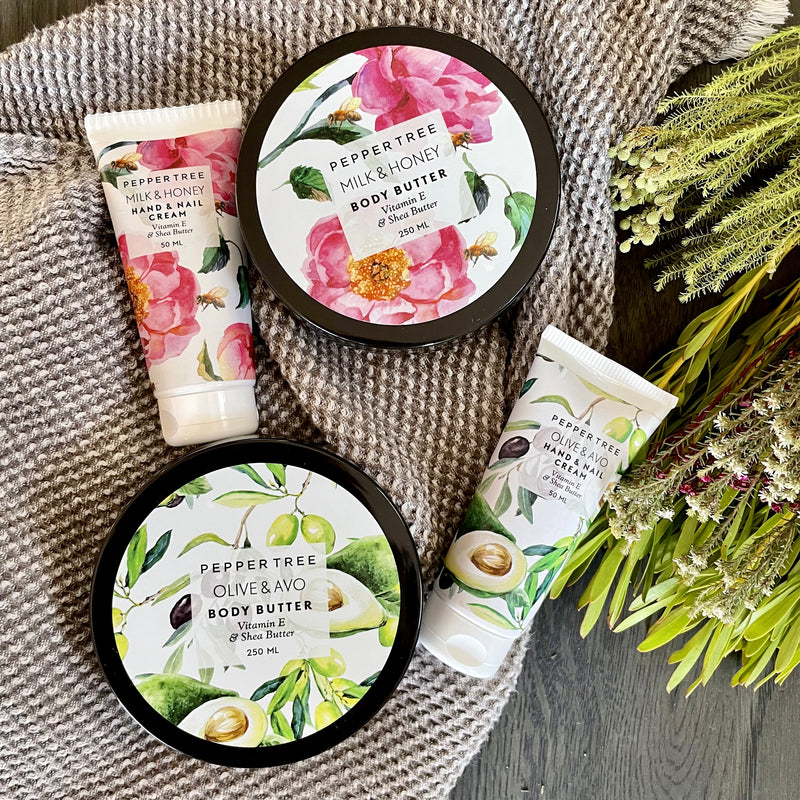 Body Butters and Hand and Nail Cream