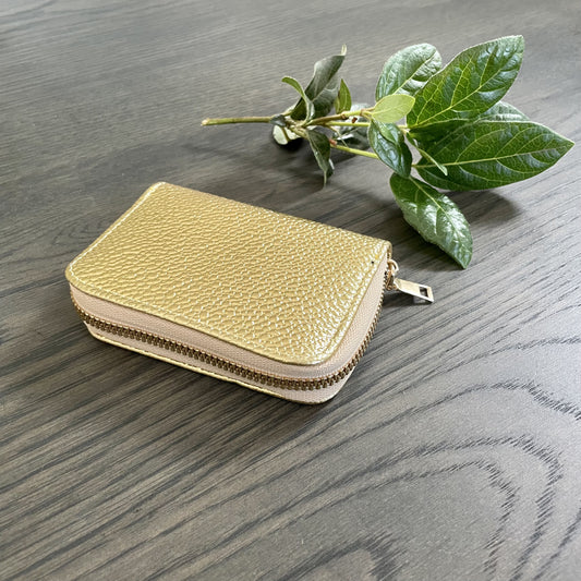 Girls Wallet - Metallic Gold - iszi ONLINE